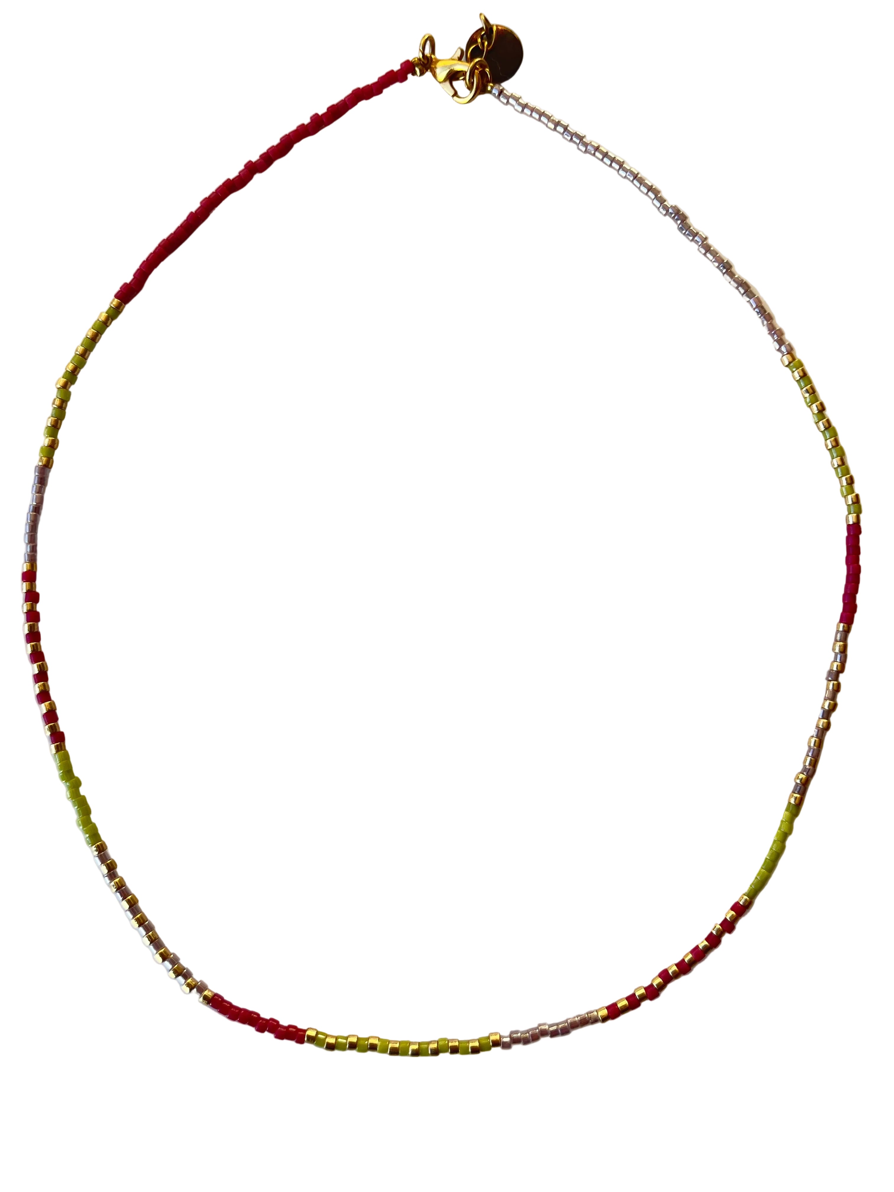 Multicolor Beaded Necklace Maureen