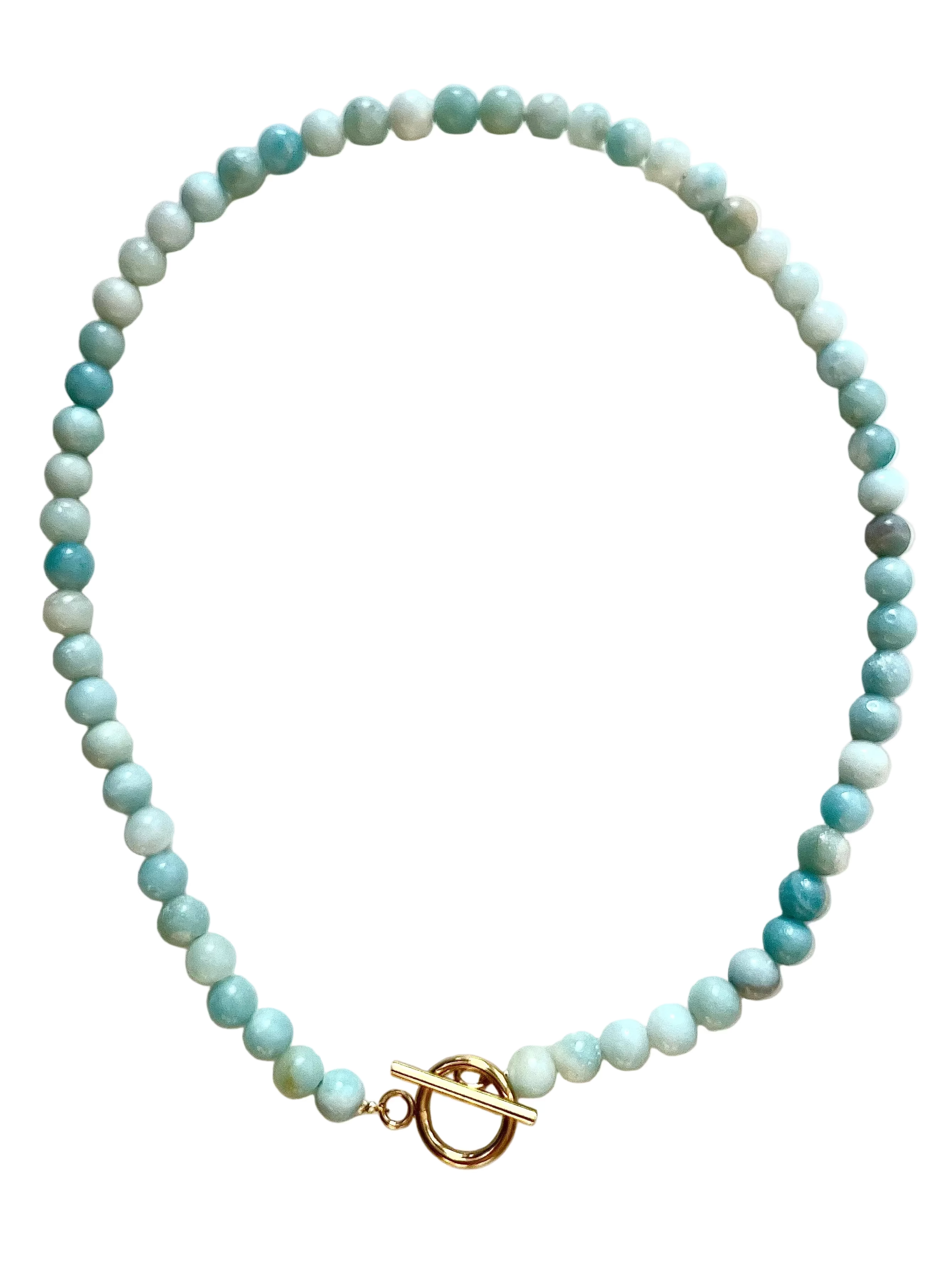 Blue Amazonite necklace - Calm & Balance